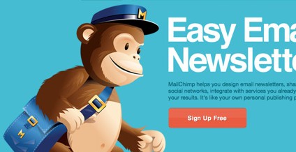 macaco mascote do MailChimp